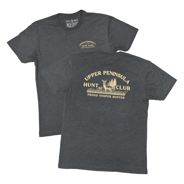 "U.P. Hunt Club" Heather Charcoal T-Shirt