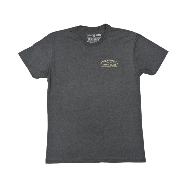 "U.P. Hunt Club" Heather Charcoal T-Shirt
