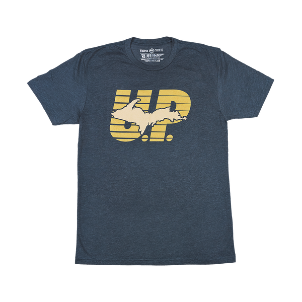 "U.P. LEGEND" Heather Navy T-Shirt