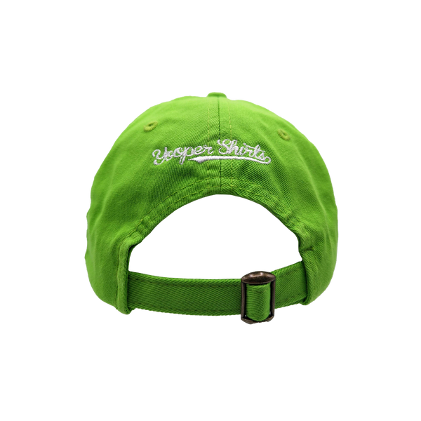 Hat - "U.P. Silhouette" Neon Green Classic Dad's Cap