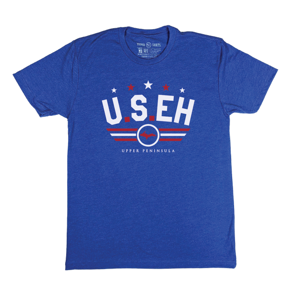 "U.S.EH" Heather Royal T-Shirt