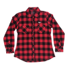 "U.P. SILHOUETTE" Womens Buffalo Plaid Extra Heavyweight Flannel Shirt