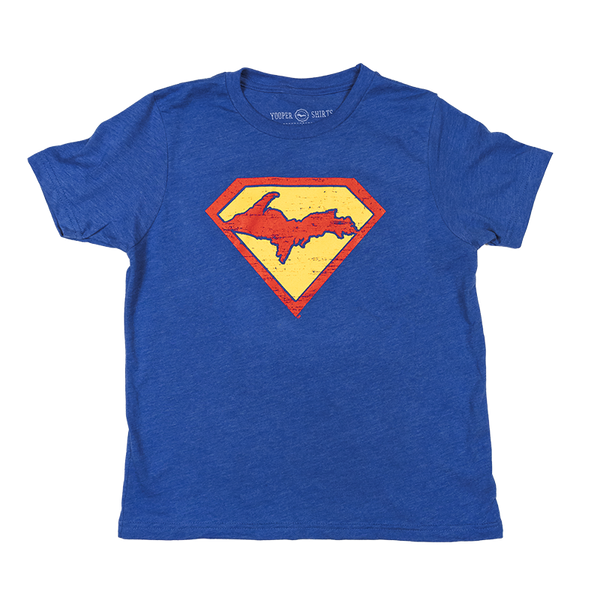 YOUTH - "SUPER YOOPER" Royal Blue T-Shirt