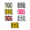 Sticker - "906" Window Decal 7"