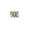 Sticker - "906" Window Decal 3"