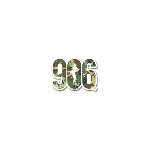 Sticker - "906" Window Decal 3"