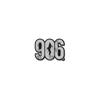 Sticker - "906" Window Decal 3"