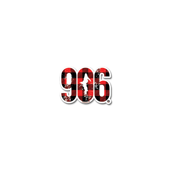 Sticker - "906" Window Decal 3"