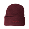 Beanie - "906 Patch" Maroon 12" Beanie