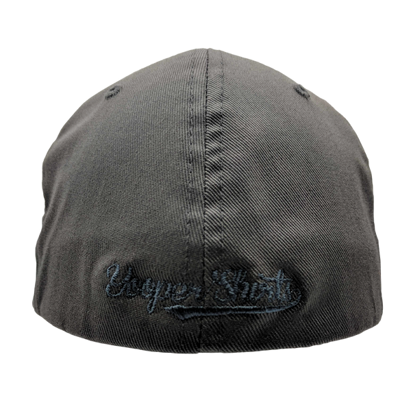 Hat - "U.P. Silhouette (Corner)" Dark Grey FlexFit Structured Cap