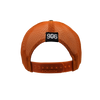 Hat - "U.P. Silhouette (Corner)" Dark Loden/Jaffa Orange Low Profile Trucker Hat