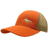Hat - "U.P. Silhouette (Corner)" Rustic Orange/Khaki Low Profile Trucker Hat