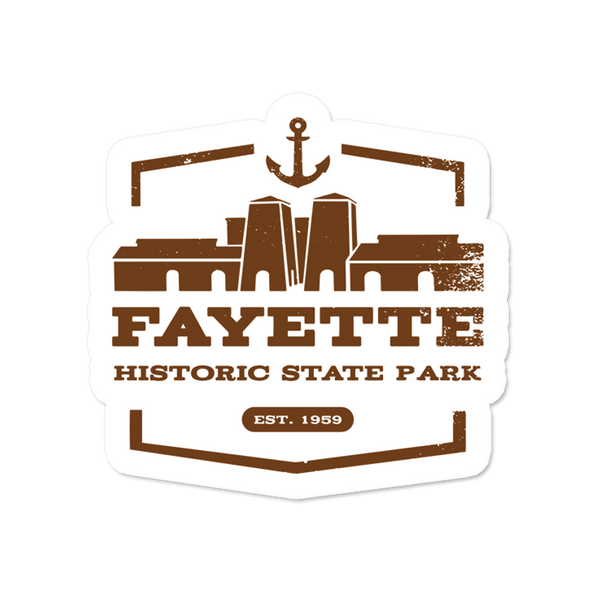 Sticker - "Fayette" 3" Window Decals