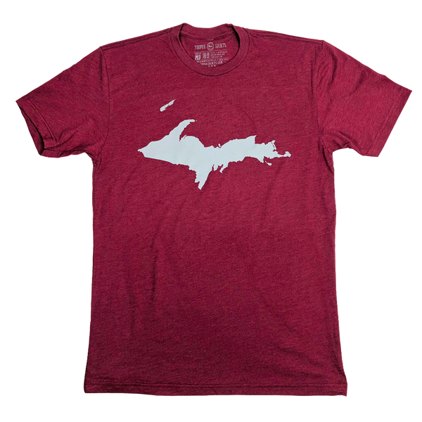 "U.P. Silhouette (Islands)" Cardinal T-Shirt