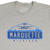 "MARQUETTE" Heather Silk T-Shirt