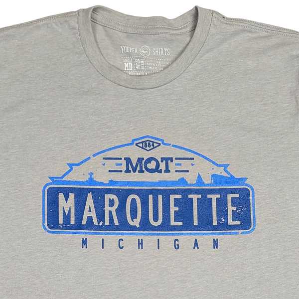 "MARQUETTE" Heather Silk T-Shirt