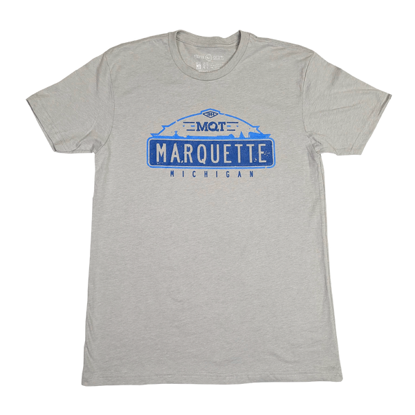 "MARQUETTE" Heather Silk T-Shirt