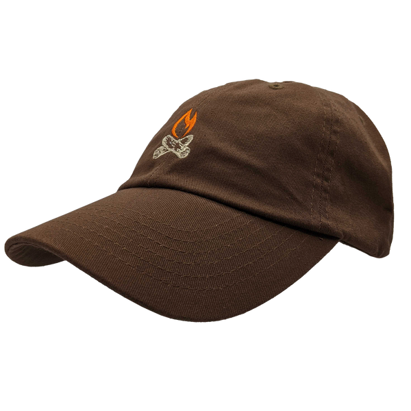 Hat - "Michigan Flame" Brown Classic Dad's Cap (ONLINE ONLY)