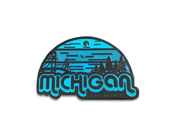 Pin - "Michigan Horizons" 1-1/4" Enamel Pin