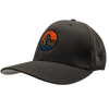 Hat - "Tree Icon (Sunrise)" Dark Grey FlexFit Structured Cap