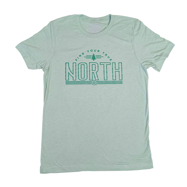 "NORTH" Heather Dusty Blue T-Shirt