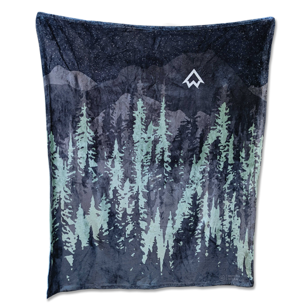 Blanket - "OUTSIDER (MTNS)" 51" x 60" Throw Blanket