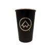 "TRUE NORTH" Black 16 oz. Stainless Steel Pint Cup