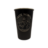 "TRUE NORTH" Black 16 oz. Stainless Steel Pint Cup