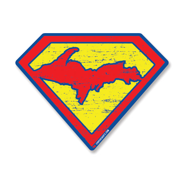 Sticker - "SUPER YOOPER" 6" Window Decals