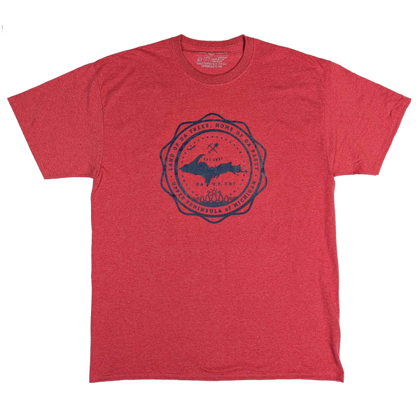 "U.P. Seal" Heather Red Tall Essential T-Shirt