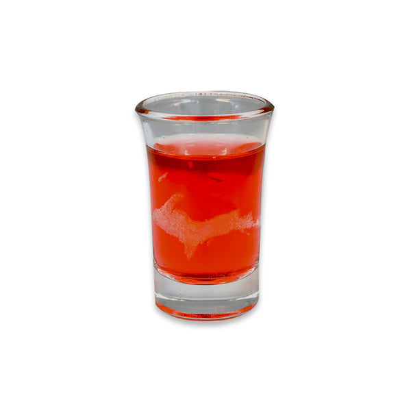 "U.P. Silhouette / 906" 1.5 oz. Shot Glass