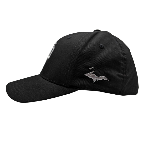 Hat - "U.P. Emblem" Black FlexFit Structured Cap