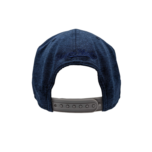 Hat - "U.P. Emblem" New Era® Heather Navy/Grey Striped Flat Bill Snapback Cap