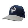 Hat - "U.P. Emblem" New Era® Heather Navy/Grey Striped Flat Bill Snapback Cap