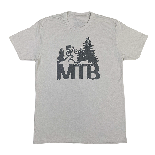 "Upper Peninsula MTB" Heather Silk T-Shirt