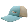 Hat - "U.P. Silhouette (Corner)" Aruba Blue/Birch Low Profile Trucker Hat