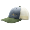 Hat - "U.P. Silhouette (Corner)" Heather Grey/Birch/Army Low Profile Trucker Hat