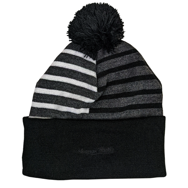 Beanie - "U.P. Silhouette" Black/White Half Color 12" Beanie