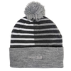 Beanie - "U.P. Silhouette" Heather Grey/Charcoal/White Half Color 12" Beanie