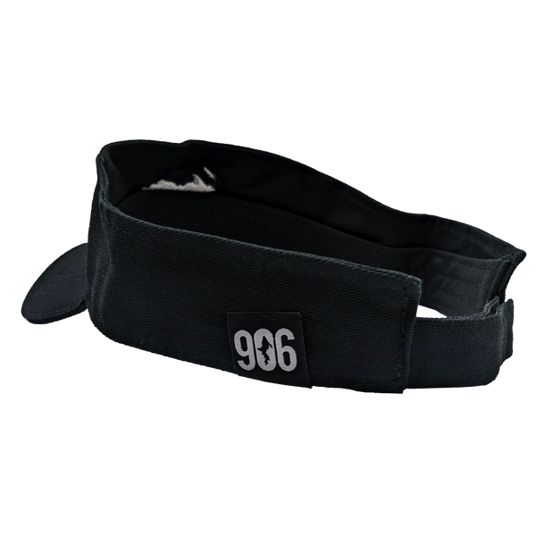 Visor - "U.P. Silhouette" Black Sandwich Visor