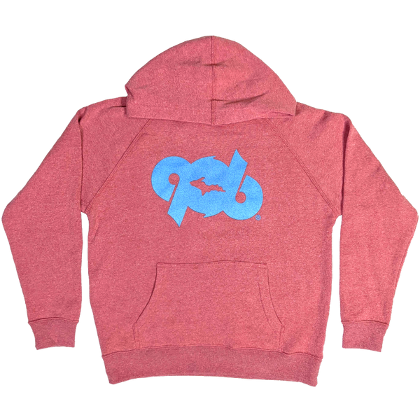 YOUTH - "906 Edge" Pomegranate Hoodie (ONLINE ONLY)