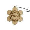 *Wood Ornament - "U.P. Snowflake"